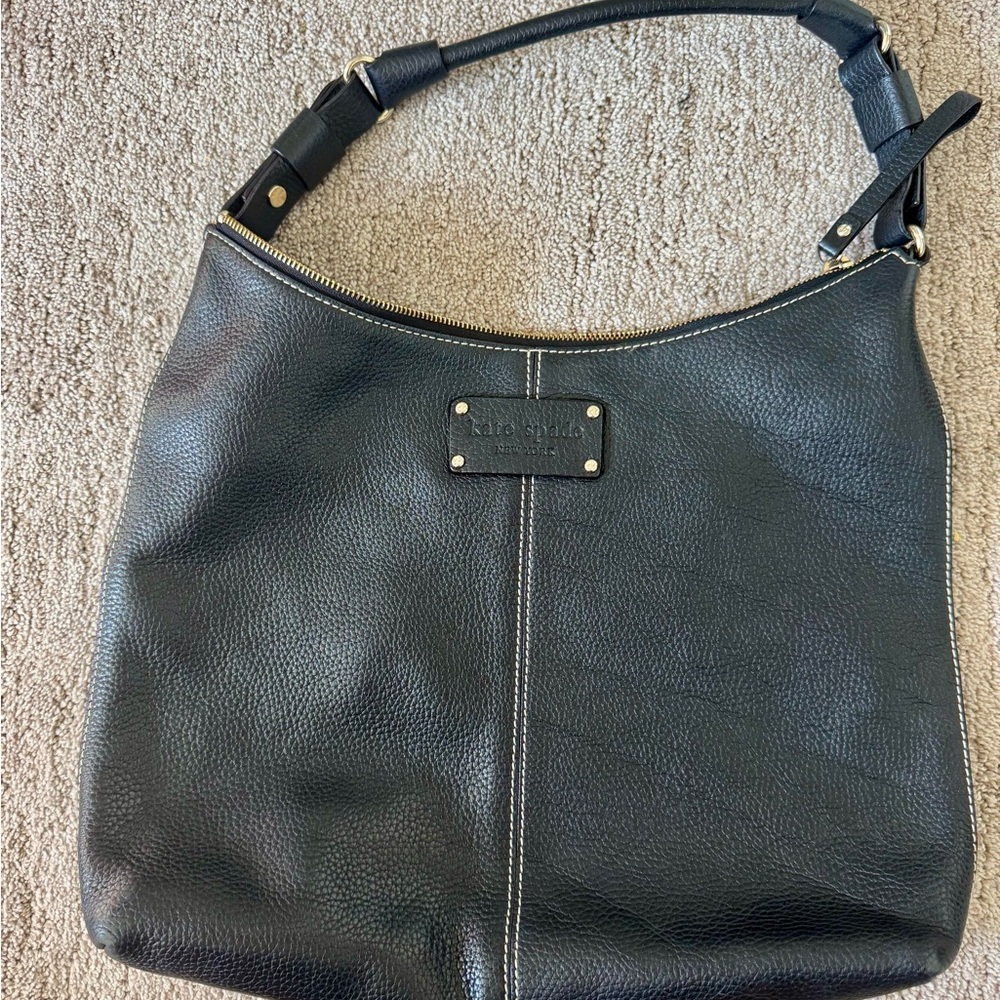 Kate Spade Black Leather Shoulder Bag